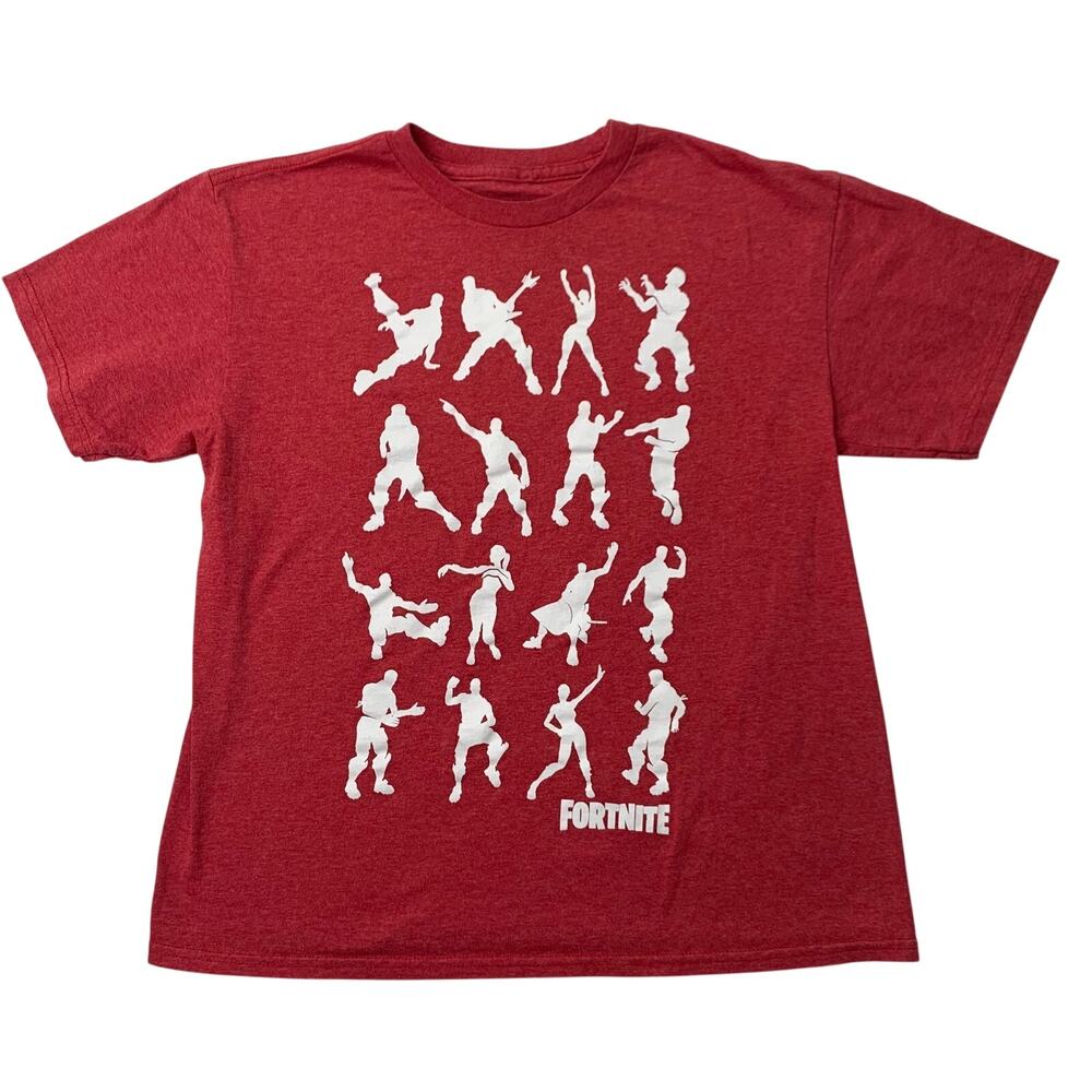 FORTNITE Boys XL Dance Tee Shirt Loot Llama Ninja Epic Games Short Sleeve Top